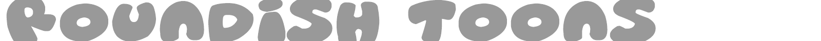 Roundish Toons font preview